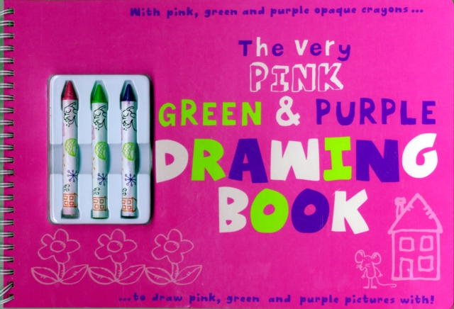 The Very Pink, Green and Purple Drawing Book, Spiral bound Book