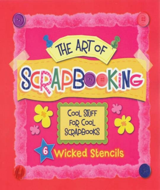 The Art of Scrapbooking Stencil Book, Spiral bound Book