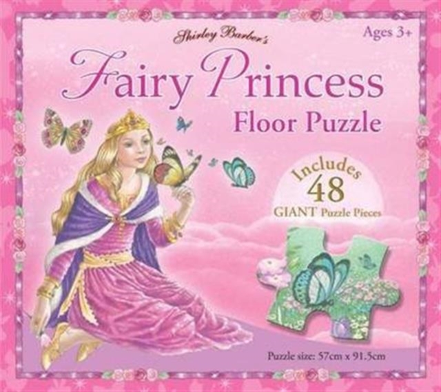 Shirley Barber's Fairy Princess Floor Puzzle, Hardback Book