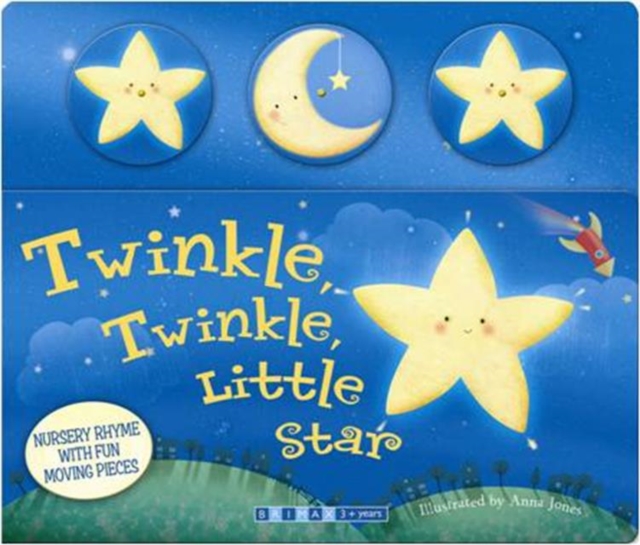 Moving Nursery Rhymes- Twinkle Twinkle Little Star, Board book Book
