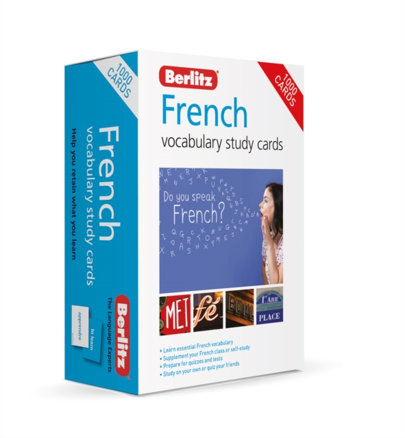 Berlitz French Study Cards (Language Flash Cards), Cards Book