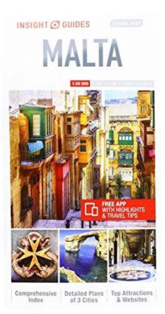 Insight Guides Travel Maps Malta, Sheet map Book