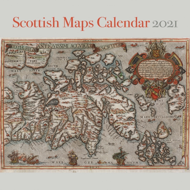 Scottish Maps Calendar 2021, Calendar Book
