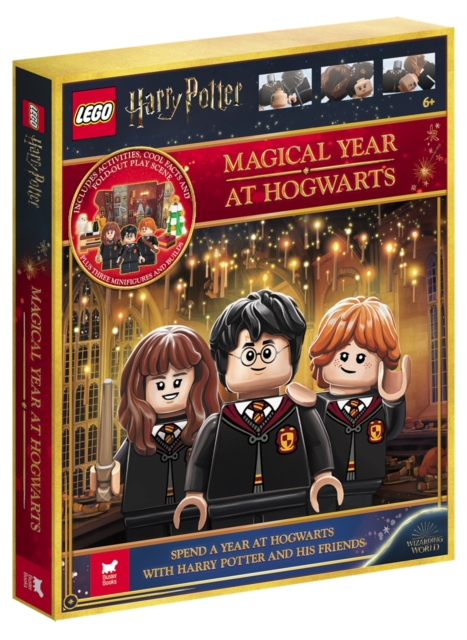 LEGO® Harry Potter™: Magical Year at Hogwarts (with 70 LEGO bricks, 3 minifigures, fold-out play scene and fun fact book), Hardback Book