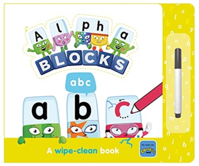 Alphablocks ABC: A Wipe-Clean Book, Board book Book