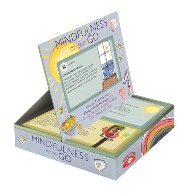 Mindfulness on the Go : Includes 52 Cards and a 64-Page Illustrated Book, All in a Flip-Top Box with an Easel to Display Your Mindfulness Cards, Mixed media product Book