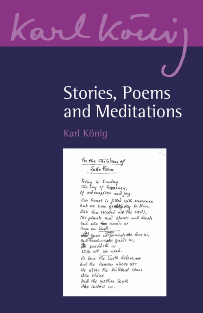 Stories, Poems and Meditations, Paperback / softback Book