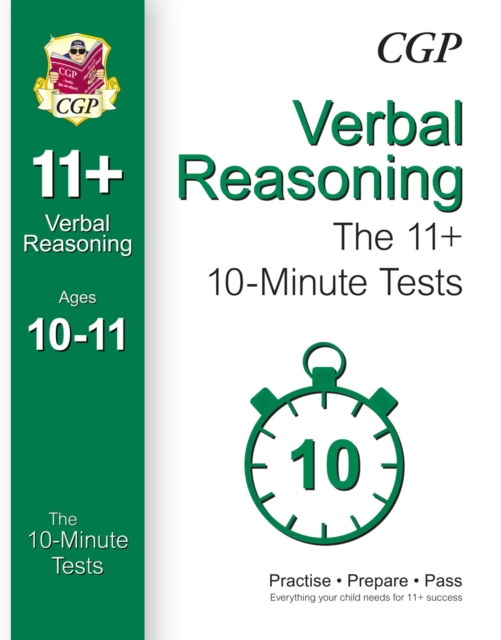 10-Minute Tests for 11+ Verbal Reasoning Ages 10-11 (for GL & Other Test Providers), Paperback / softback Book