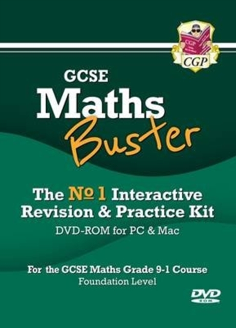 MathsBuster: GCSE Maths Interactive Revision (Grade 9-1 Course) Foundation - DVD-ROM, DVD-ROM Book