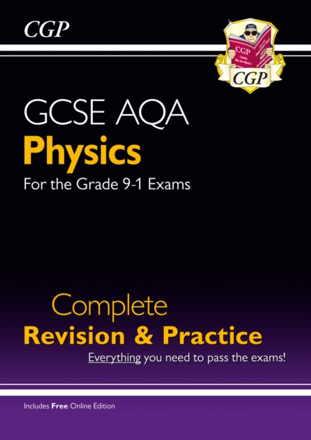 GCSE Physics AQA Complete Revision & Practice includes Online Ed, Videos & Quizzes, Multiple-component retail product, part(s) enclose Book