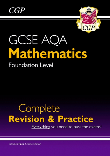 GCSE Maths AQA Complete Revision & Practice: Foundation inc Online Ed, Videos & Quizzes, Multiple-component retail product, part(s) enclose Book