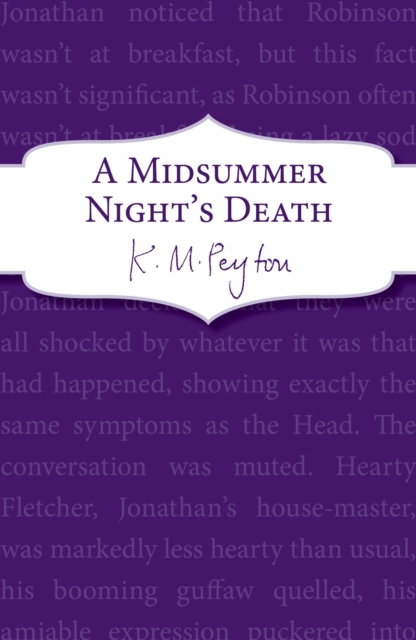 A Midsummer Night's Death, Paperback / softback Book