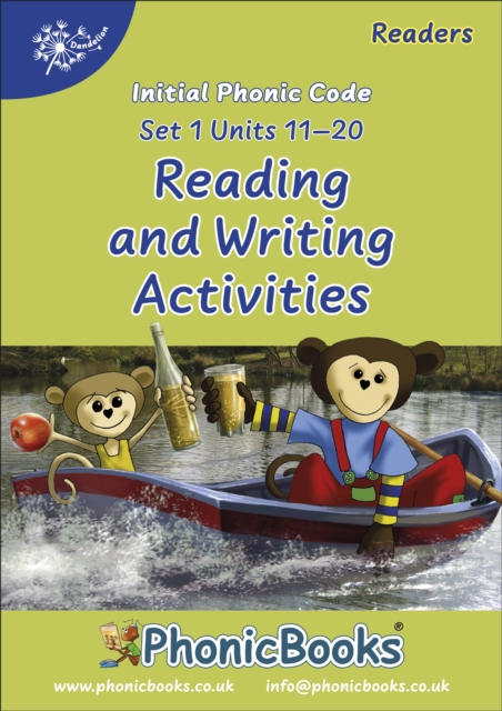 Phonic Books Dandelion Readers Reading and Writing Activities Set 1 Units 11-20 : Consonant digraphs and simple two-syllable words, Spiral bound Book