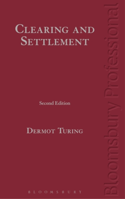 Clearing and Settlement, Hardback Book