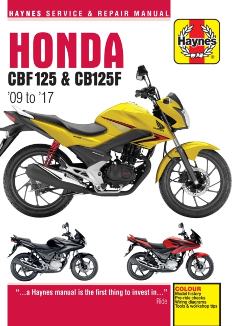 Honda CBF125 & CB125F ('09 To '17), Paperback / softback Book