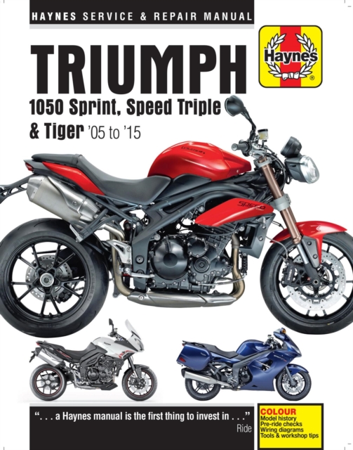 Triumph 1050 Sprint, Speed Triple & Tiger (05 - 15), Paperback / softback Book