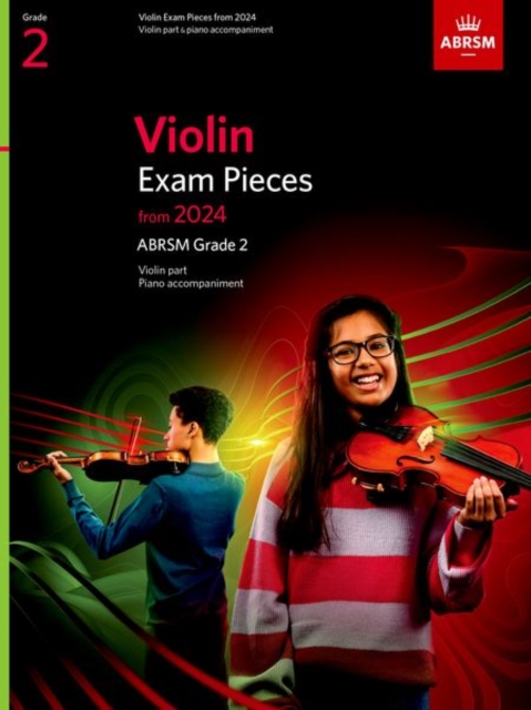 Violin Exam Pieces from 2024, ABRSM Grade 2, Violin Part & Piano Accompaniment, Sheet music Book