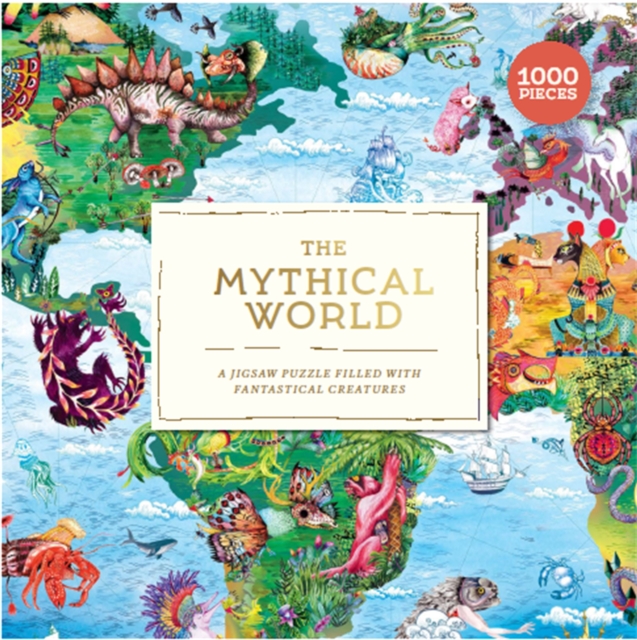 The Mythical World : A Jigsaw Puzzle Filled with Fantastical Creatures, Jigsaw Book