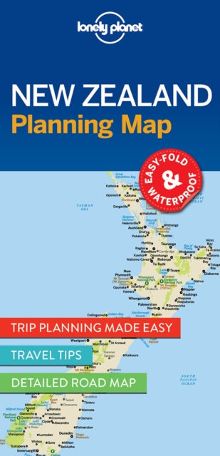 Lonely Planet New Zealand Planning Map, Sheet map, folded Book