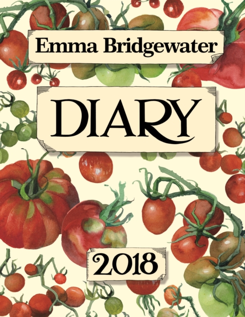 Emma Bridgewater Tomatoes A5 Deluxe Diary 2018, Hardback Book