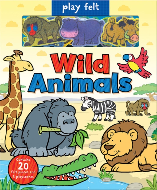 Play Felt Wild Animals - Activity Book, Board book Book