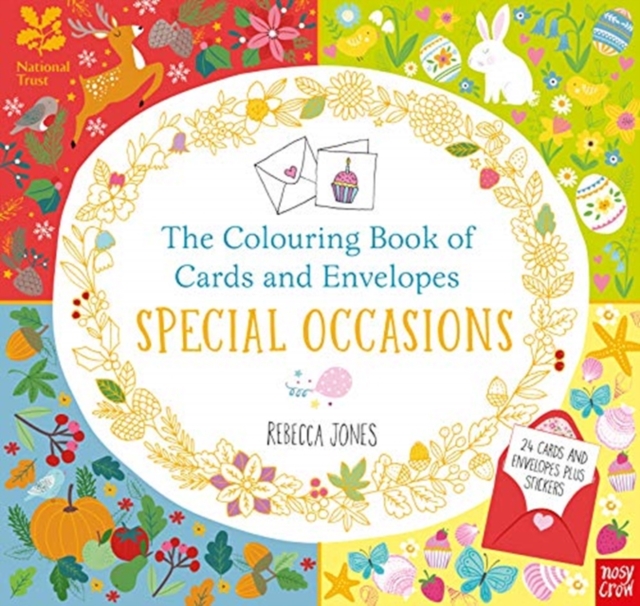 National Trust: The Colouring Book of Cards and Envelopes: Special Occasions, Paperback / softback Book