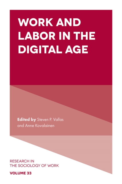 Work and Labor in the Digital Age, Hardback Book