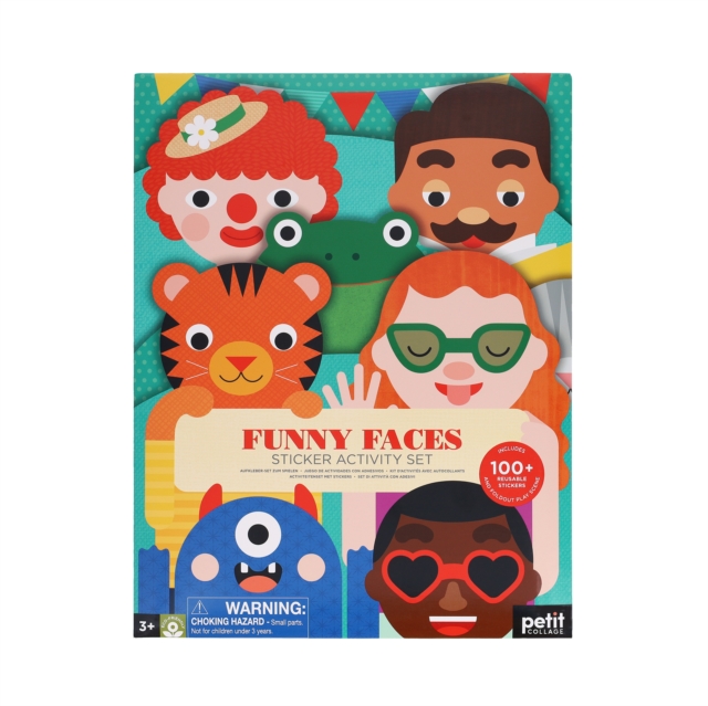 Sticker Activity Set: Funny Faces, Game Book
