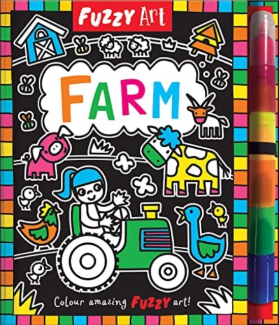 Fuzzy Art Farm, Hardback Book