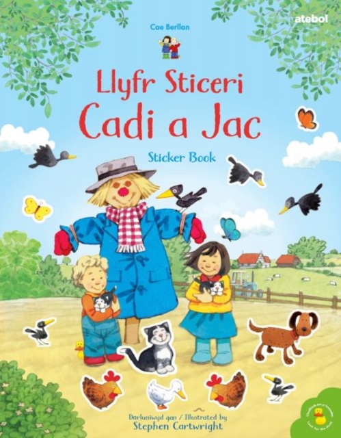 Cyfres Cae Berllan: Llyfr Sticeri Cadi a Jac Sticker Book, Paperback / softback Book