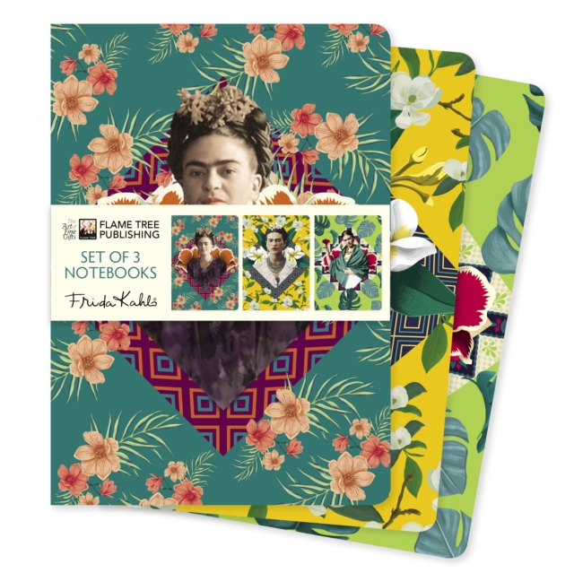 Frida Kahlo Set of 3 Standard Notebooks, Notebook / blank book Book