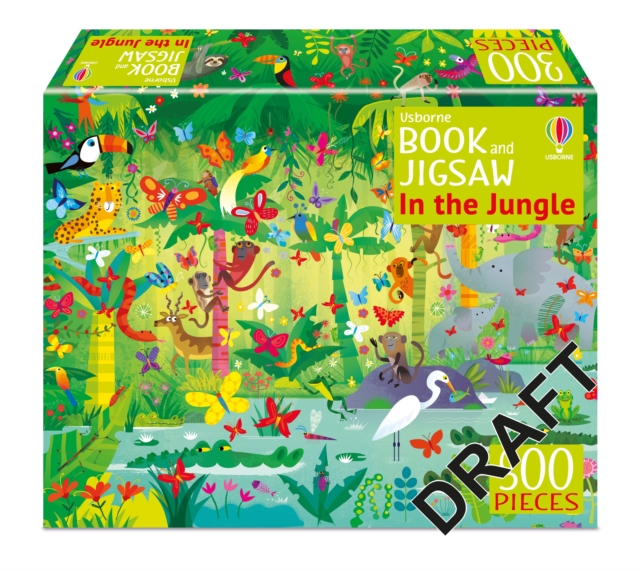 Usborne Book and Jigsaw In the Jungle, Paperback / softback Book