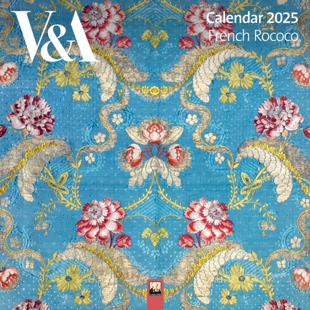 V&A: French Rococo Wall Calendar 2025 (Art Calendar), Calendar Book