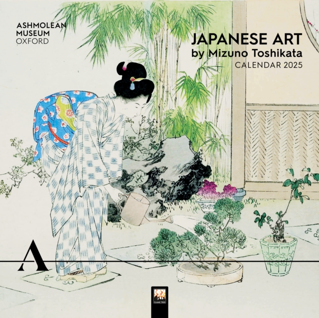 Ashmolean Museum: Japanese Art by Mizuno Toshikata Wall Calendar 2025 (Art Calendar), Calendar Book