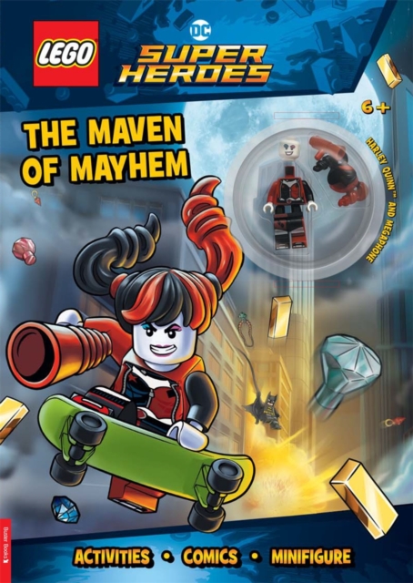LEGO® DC Super Heroes™: Maven of Mayhem (with Harley Quinn™ LEGO minifigure and megaphone), Paperback / softback Book