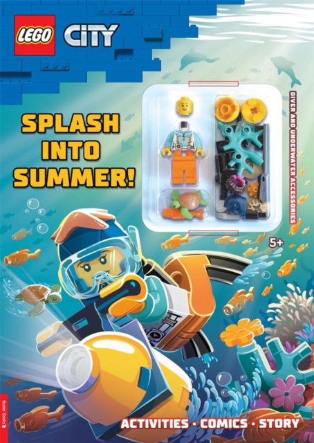 LEGO® City: Splash into Summer (with diver LEGO minifigure and underwater accessories), Paperback / softback Book