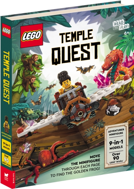 LEGO®  Books: Temple Quest (with adventurer minifigure, nine buildable models, play scenes and over 90 LEGO elements), Paperback / softback Book