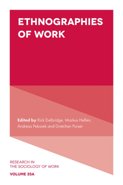 Ethnographies of Work, Hardback Book