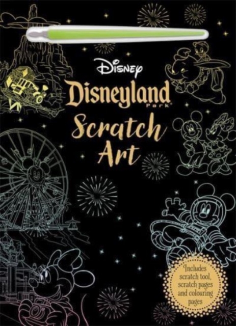 Disney: Disneyland Scratch Art, Paperback Book