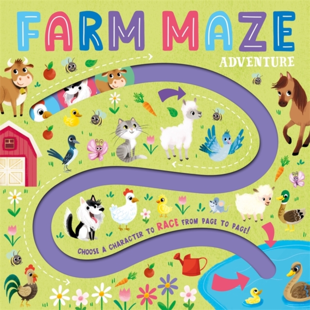 Farm Maze Adventure, Board book Book