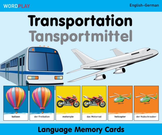 Language Memory Cards - Transportation - English-german, Cards Book