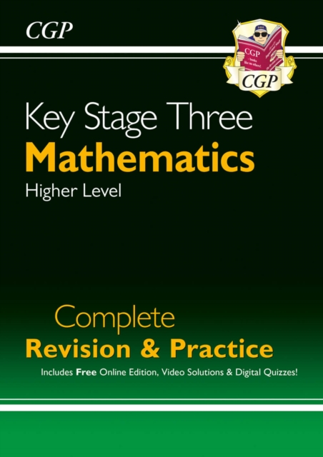 New KS3 Maths Complete Revision & Practice – Higher (includes Online Edition, Videos & Quizzes), Multiple-component retail product, part(s) enclose Book