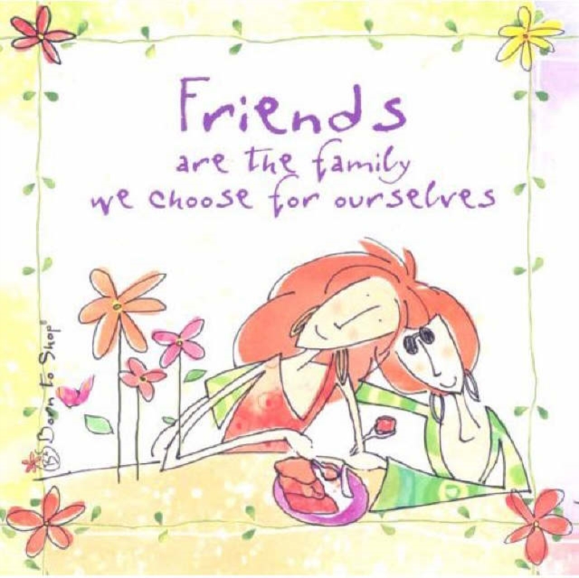 Friends are the Family We Choose for Ourselves, Hardback Book