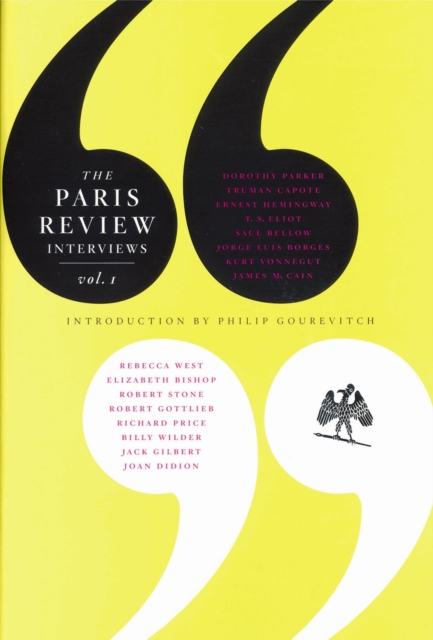 The Paris Review Interviews: Vol. 1, Paperback / softback Book
