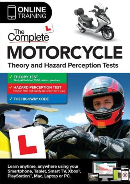 The Complete Motorcycle Theory & Hazard Perception Test Online Subscription, Paperback / softback Book