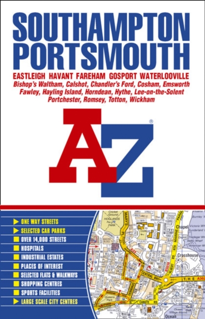 Southampton and Portsmouth A-Z Street Atlas, Paperback / softback Book