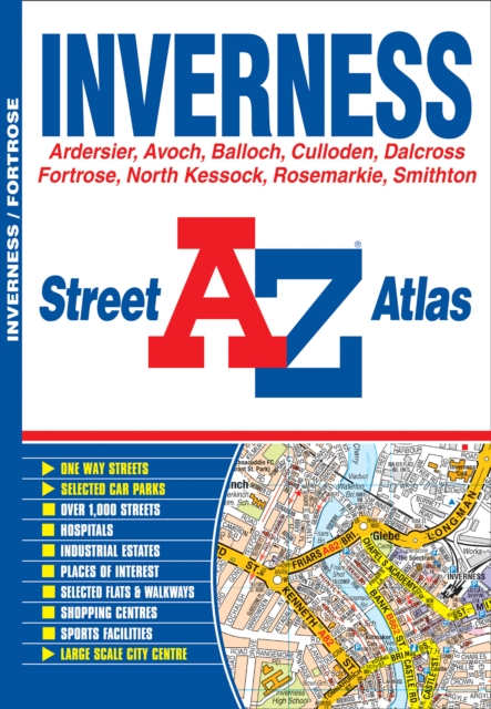 Inverness Street Atlas, Paperback / softback Book
