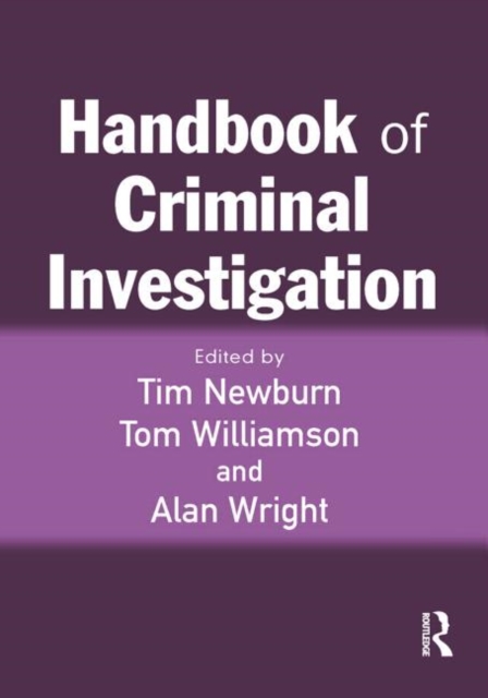 Handbook of Criminal Investigation, Hardback Book