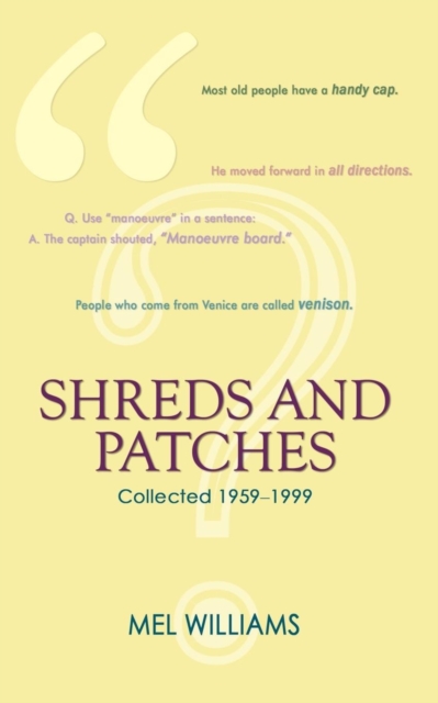 Shreds and Patches, Paperback / softback Book