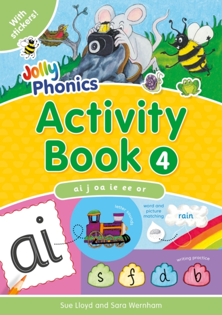 Jolly Phonics Activity Book 4 : In Precursive Letters (British English edition), Paperback / softback Book